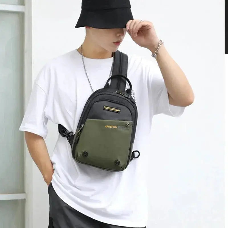 Men Small Backpack Rucksack Multi Purpose Travel Daypack
