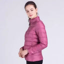 New Autumn Winter Women Ultra Light Down Jackets Slim Coats