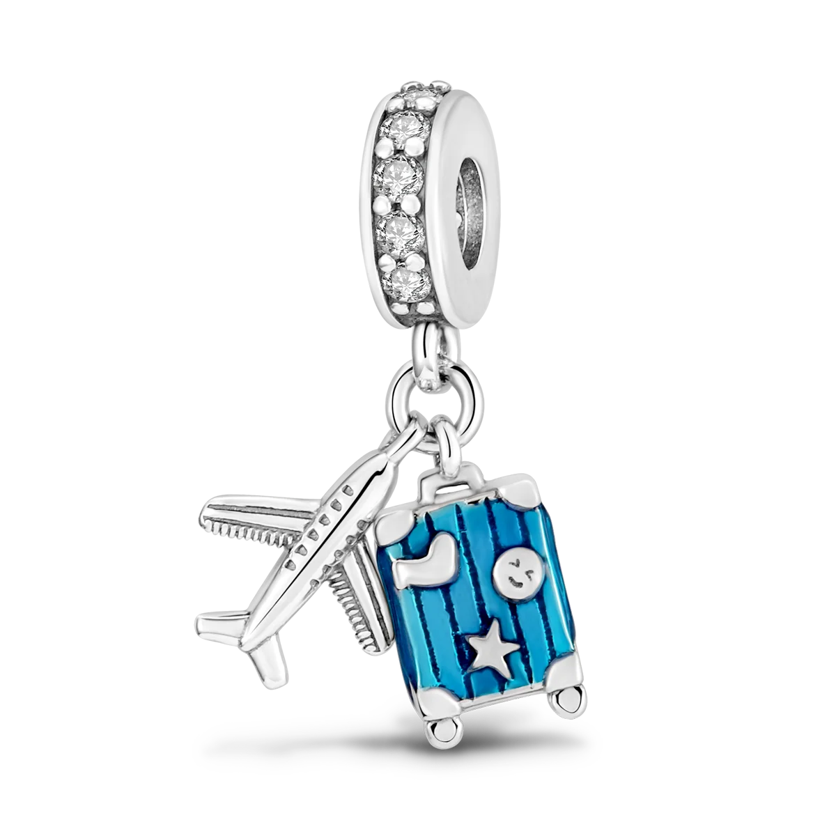 Silver Plated Charm Graduation Books