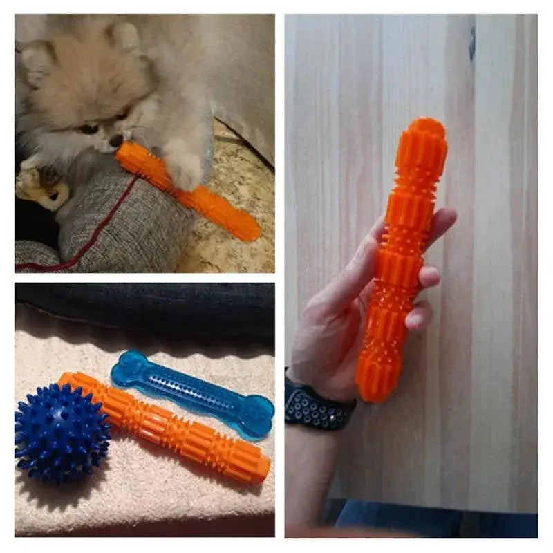Aggressive Chewers Dog Toy For Teeth Cleaning And Treats