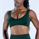 NCLAGEN High Support Scoop Back Yoga Top QuickDry