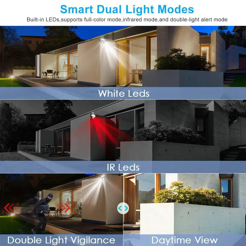 Outdoor WiFi Camera With Color Night Vision Surveillance