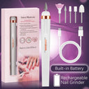 Electric Nail Drill - Fast 4Speed Portable File.