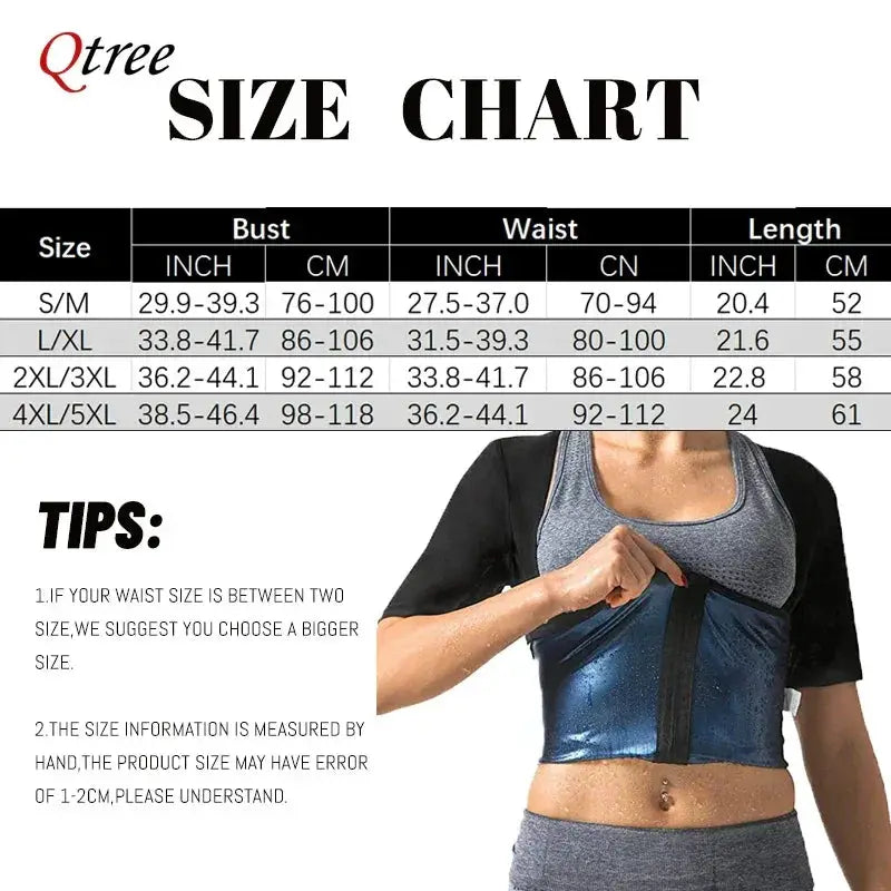Womens Sauna Effect Shapewear Body Shaper Waist Trainer