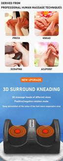 Heated foot massager.Electric kneading foot massage relieves pain and promotes blood circulation