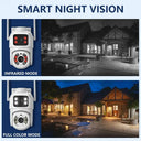 Smart Dual Lens PTZ Camera for Outdoor Home Safety