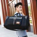 Waterproof Leather Carry-On Bag for Men