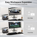 Type C HDMI Cable Connects 4K Displays