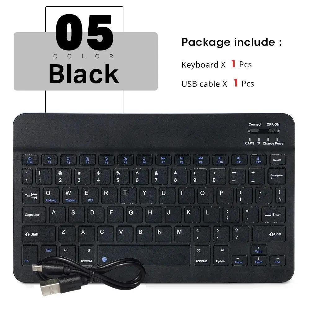 Portable Bluetooth Keyboard for iPad iPhone Tablets