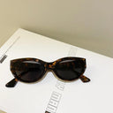 Vintage Cat Eye Sunglasses for Women Stylish Oval Shades