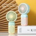 2024 New Handheld Charging Fan Cute Mini USB Cartoon Fan