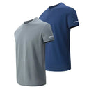 Plus-Size Men's Quick-Dry T-Shirts Set