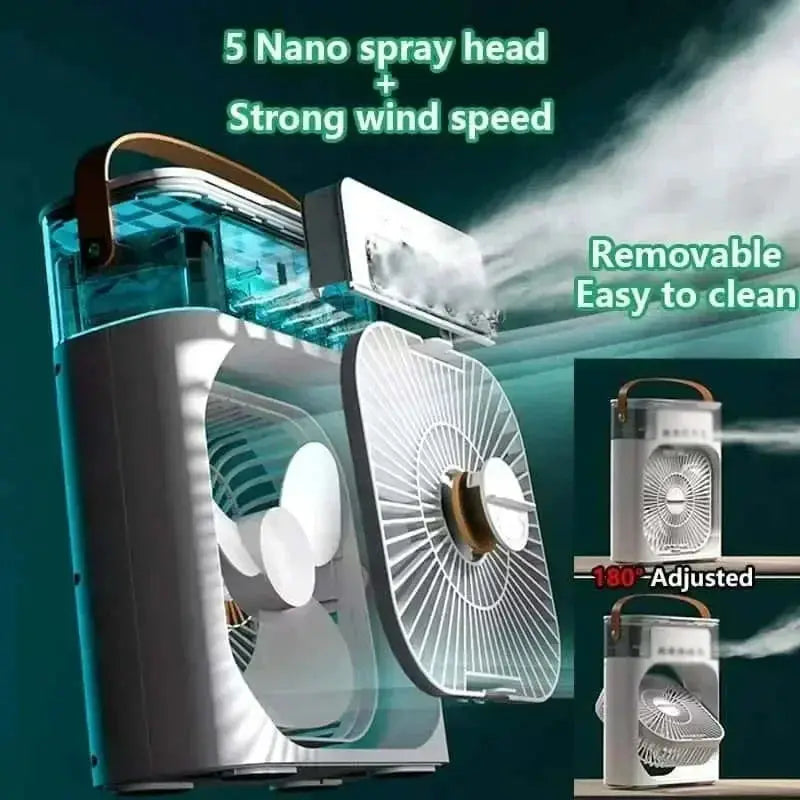 Xiaomi 3 In 1 Portable Fan Air Conditioner With LED Light - OurLum.com