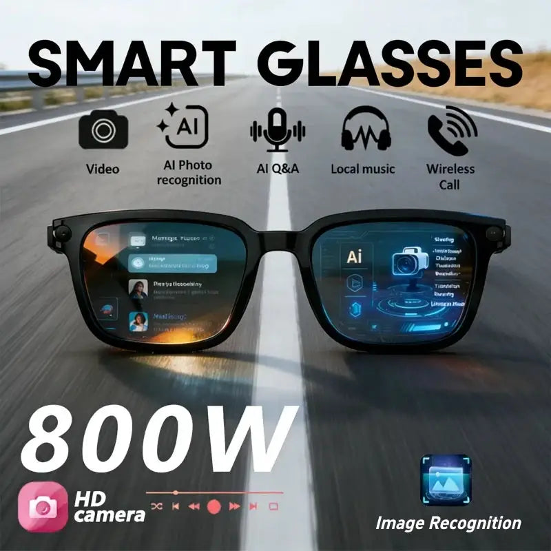 Smart AI Glasses Shooting Camera HD Photo Video Voice Call — product view 1