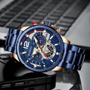 Stylish Stainless Steel Men's Watch Premium Chronograph Timepiece