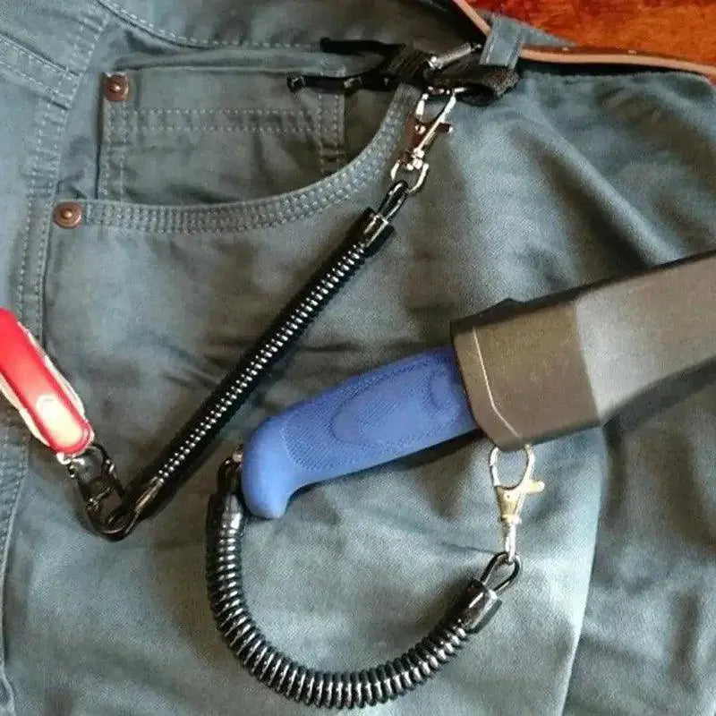 4 Pack Tactical Retractable Elastic Rope Anti Lost Lanyards