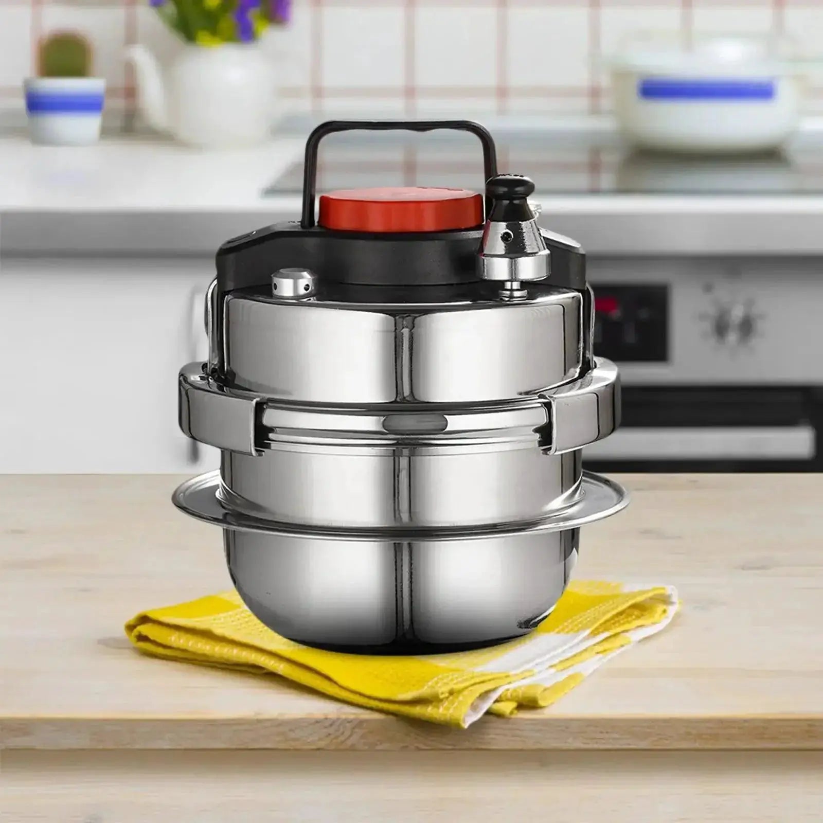 Portable Mini Pressure Cooker 304 Stainless Steel Pot