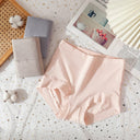 ZJX 4Pcs Set High Waist Cotton Women Panties Plus Size Body Shaper