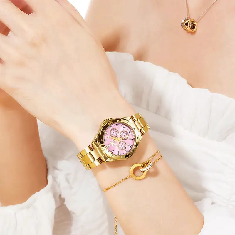 Opk Womens Chrono Watch Stainless Steel — product image 4