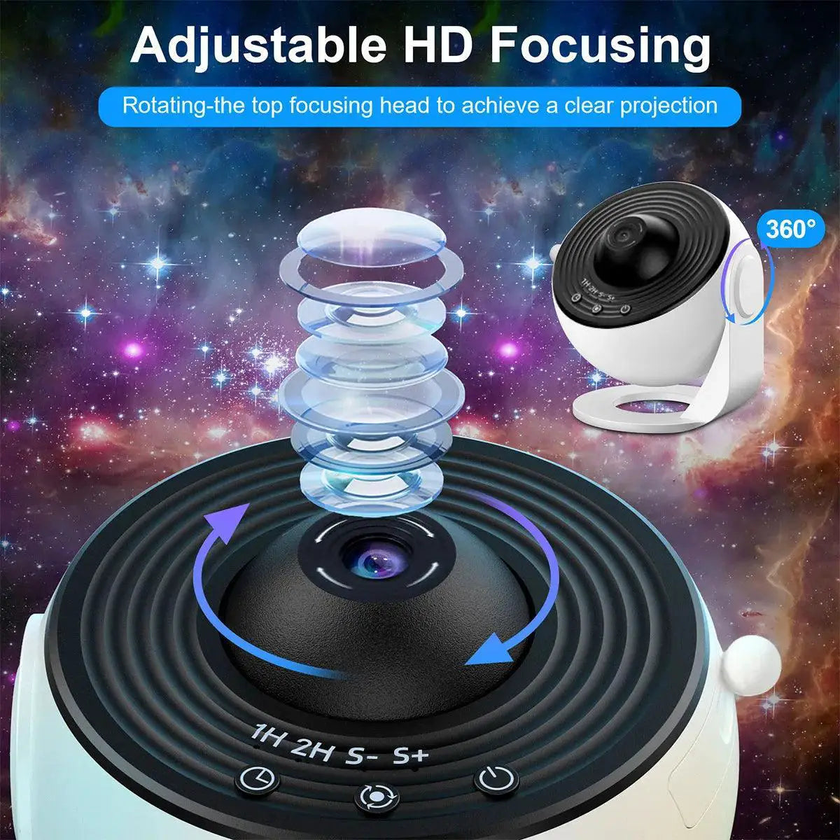 13 In 1 Galaxy Projector Aurora Night Light For Kids Adults