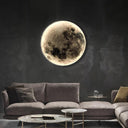 Dimmable Moon Wall Light: Elegant Bedroom & Living Room