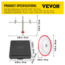 VEVOR Adjustable Steel Hole Saw Cutter Kit for DIY Projects