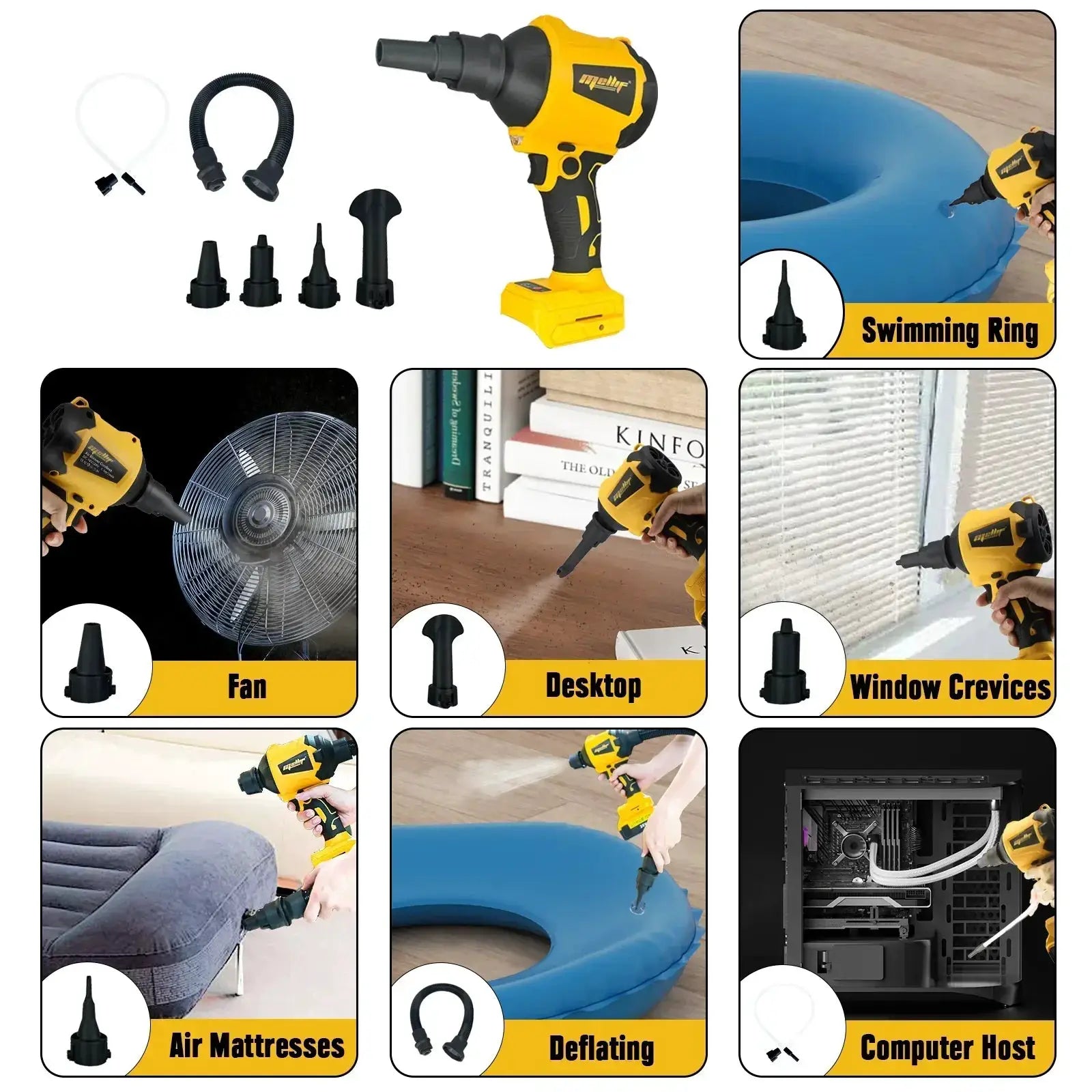 Cordless Air Duster and Pump Cleaning Tool 18V 20V