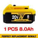DCB200 20V High Capacity Lithium Battery for Power Tools