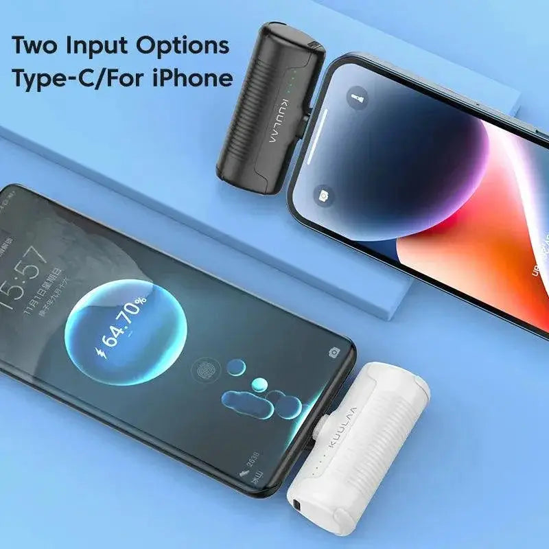 KUULAA Compact Mini Power Bank Fast Charging Charger