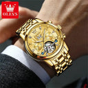 Olevs Men Tourbillon Mechanical Watch