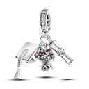 Sterling Silver Inlaid Zircon Beads