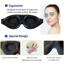 Premium 3D Sleep Mask - Blocks All Natural Light