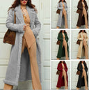 Thick Waist Cinched Winter Coat