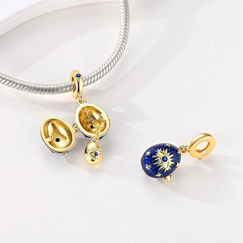 Sterling Silver Charm Pendant Bead