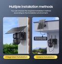 SHIWOJIA 8W 6MP Solar Camera 4G SIM 12X ZOOM CCTV Video
