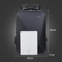 USB Charging Waterproof Business Backpack for Men Stylish Anti-Theft Rucksack