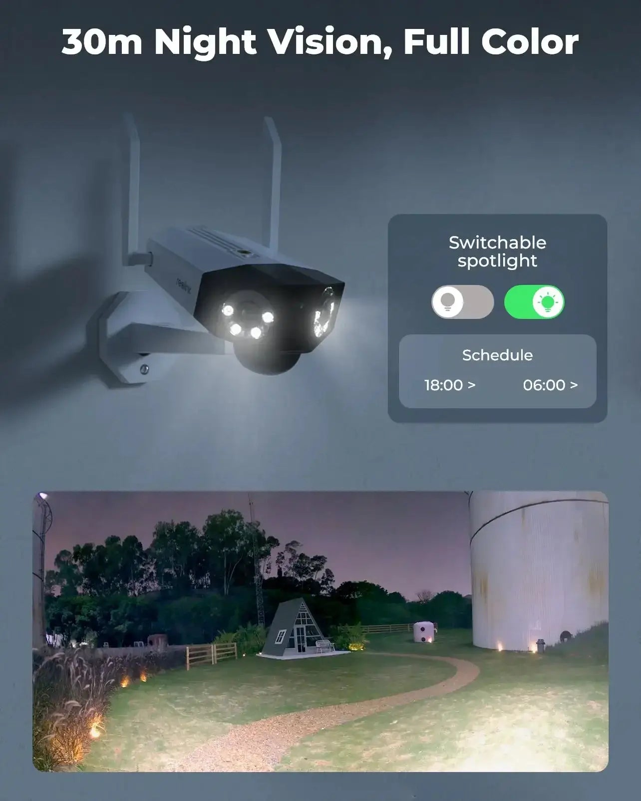 Reolink 4G Solar Outdoor Security Camera 6MP Wireless