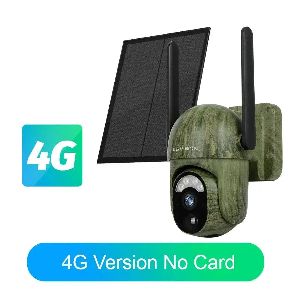 Solar Security Camera for Outdoor Use — 4G Version Add 32G - Variant 2