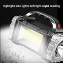 Solar Rechargeable Flashlight for Camping and Emergencies