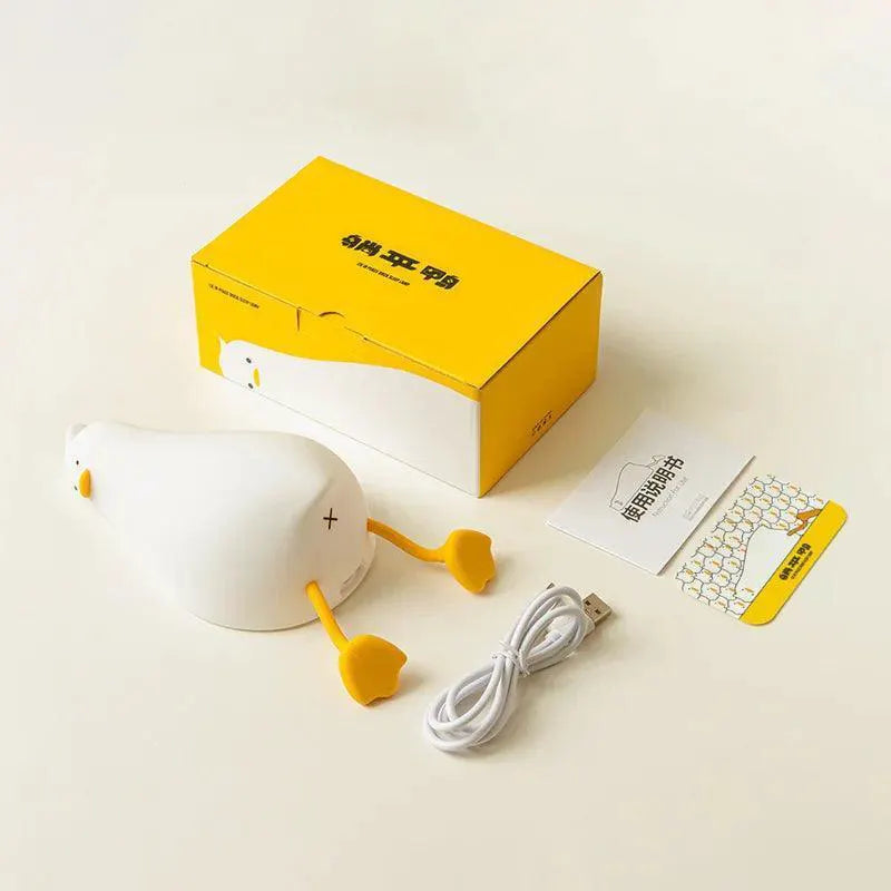 Duck Silicone Night Light For Kids Soft Glow Lamp Cute