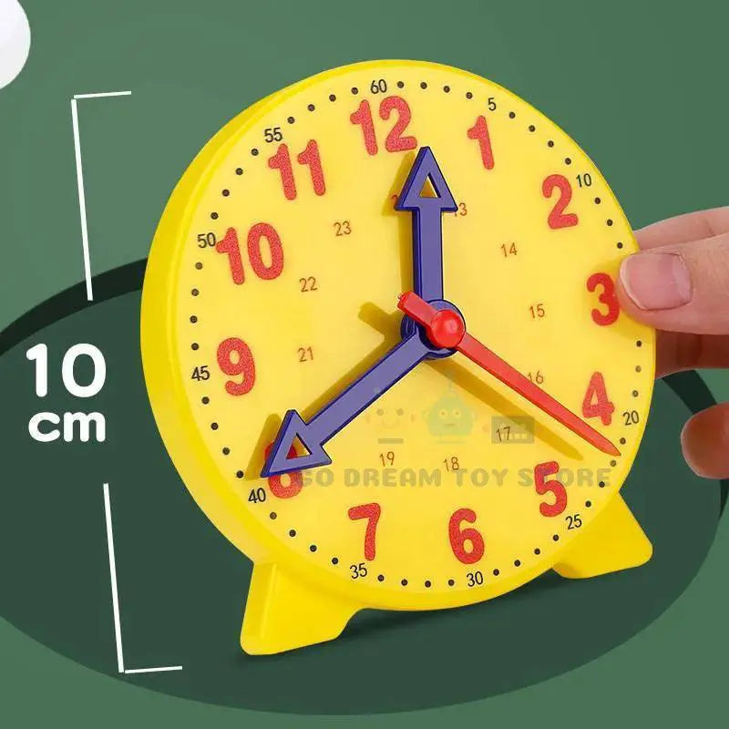 Montessori Clock Colorful Clocks For Fun Preschool Learning