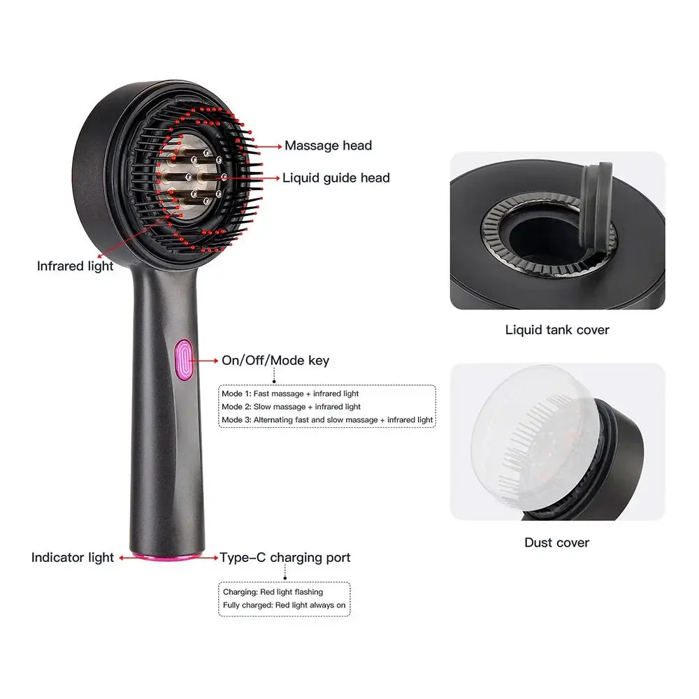 Vibration Massage Comb for Hair Growth — product view 19