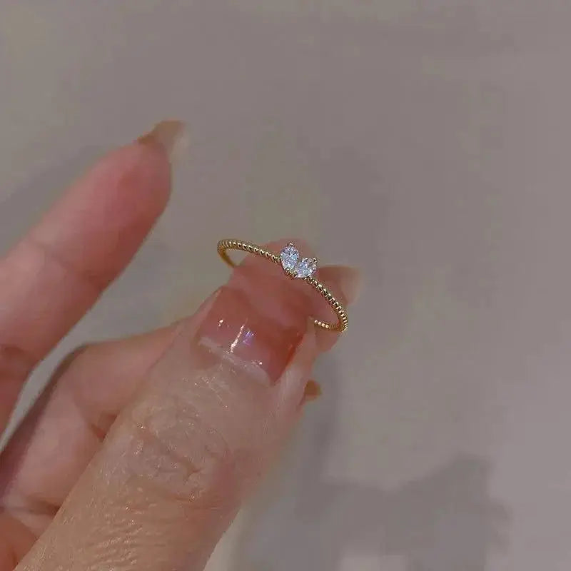 Mood Tracking Ring for Couples Zircon — product view 8