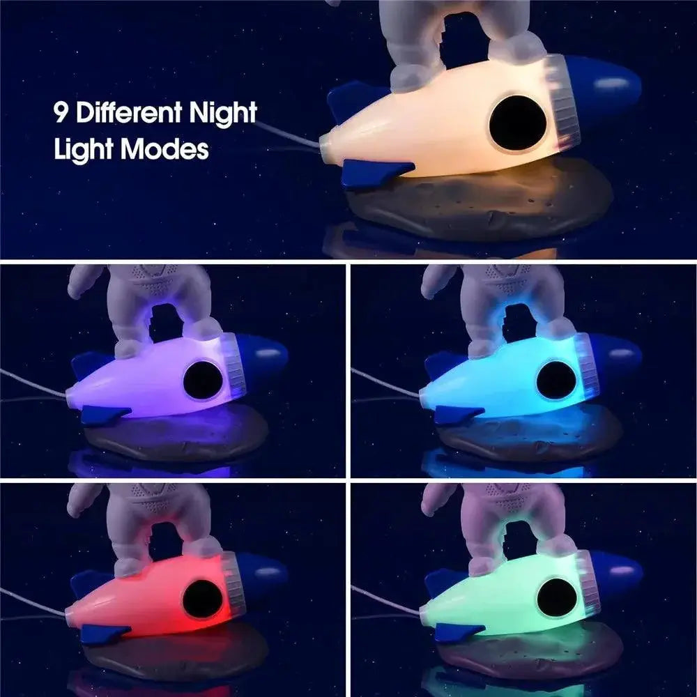 Astronaut Galaxy Night Light Projector For Kids Room Lamp