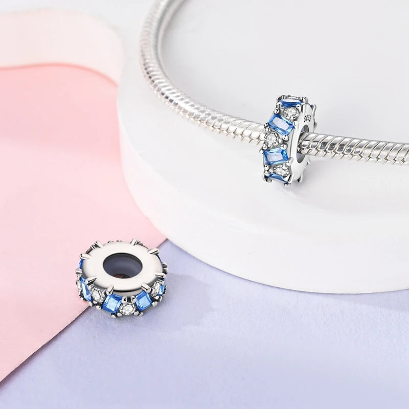 Silver Stopper Sterling Cz Pave