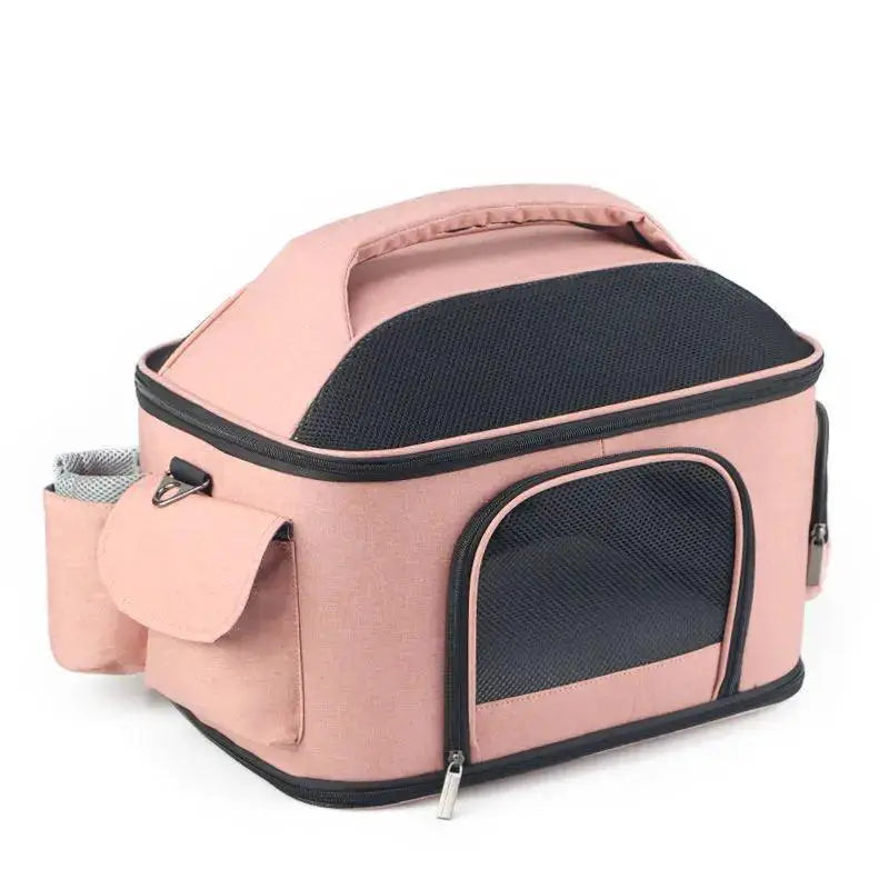PawEase Durable Mesh Pet Shoulder Bag Dog Cat Carrier