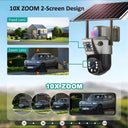 6K Solar Powered Outdoor Camera For Best Home Security