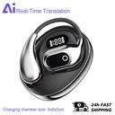 Smart Bluetooth Headphones Real Time Translator 144 Languages Travel Earbuds