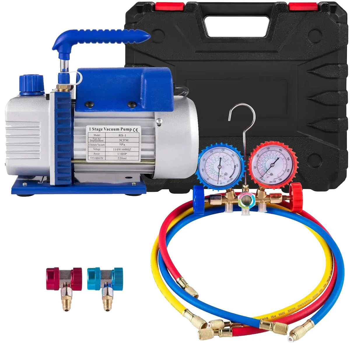 Ac Vacuum Pump With Manifolds — product image 1