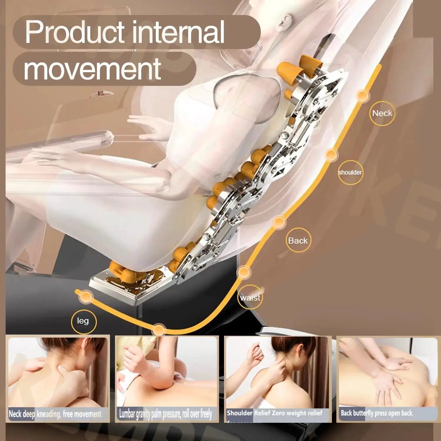 2026 Classic 4D Massage Chair Zero Gravity Full Body Electric Massage Recliner Airbag Foot Massage